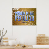 Stolz, eigenartig zu sein poster (Küche)