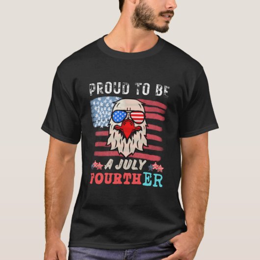 Stolz, ein 4. Juli-Feiernder zu sein T-Shirt (Vorderseite)