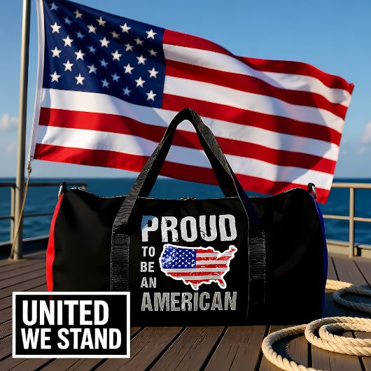 Stolz, ein Amerikaner zu sein Duffle Bag