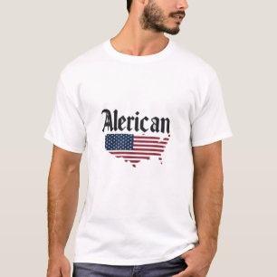 "Stolz, ein Amerikaner zu sein"-T-Shirt-Design T-Shirt