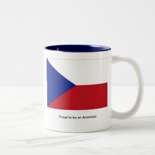Stolz, ein Amerikaner zu sein Zweifarbige Tasse