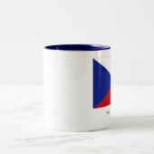 Stolz, ein Amerikaner zu sein Zweifarbige Tasse (Mittel)