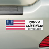 STOLZ, ein AMERIKANISCHER Autoaufkleber zu sein (Auf Auto)