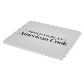 Stolz, ein amerikanischer Koch zu sein Schneidebrett (Ecke)