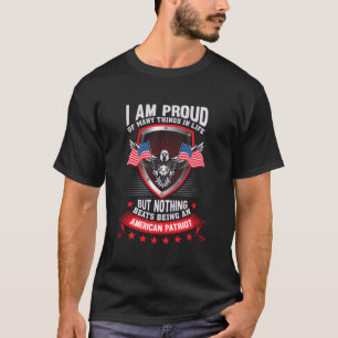 Stolz, ein amerikanischer Patriot Mens zu sein T-Shirt