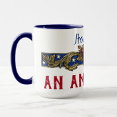 Stolz, ein amerikanischer Personalisierter Tasse (Links)