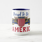 Stolz, ein amerikanischer Personalisierter Tasse (Zentrum)