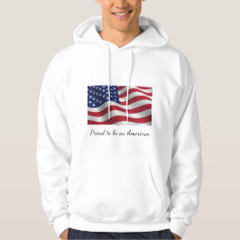 Stolz, ein amerikanisches Sweatshirt zu sein.