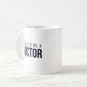 Stolz, ein Arzt zu sein Kaffeetasse (Vorderseite Links)