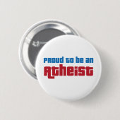 Stolz, ein Atheist zu sein Button (Vorne & Hinten)