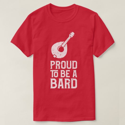 Stolz, ein Bartenweiß zu sein T-Shirt (Design vorne)