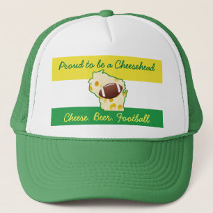 Stolz, ein Cheesehead Wisconsin Spaß zu sein Truckerkappe