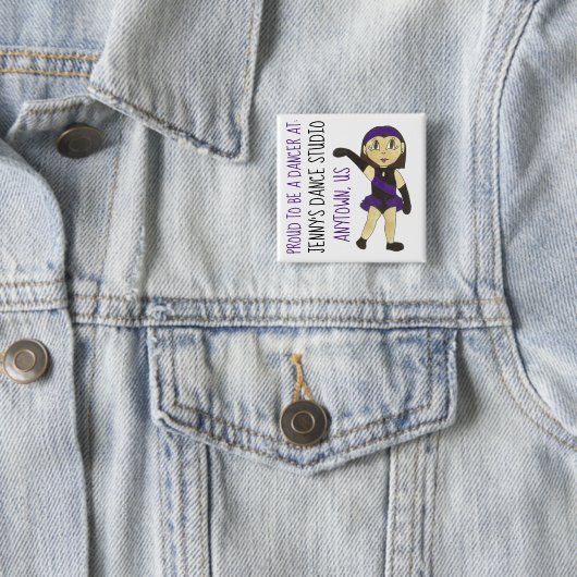 Stolz, ein Dancer Customized Dance Studio Jazz zu  Button (Beispiel)