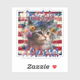 Stolz, ein Demokrat zu sein Aufkleber