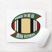 Stolz, ein der Irak-Veteran zu sein Mousepad (Mit Mouse)
