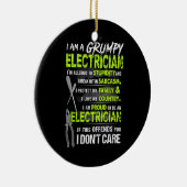 Stolz, ein Elektroräger zu sein Keramik Ornament (Rechts)