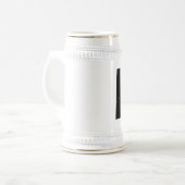 Stolz, ein FEUERWEHRMANN zu sein! Stein Bierglas (Vorderseite Links)