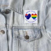 Stolz, ein homosexueller Australier zu sein Button (Beispiel)