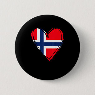 Stolz, ein norwegischer Vater Mutter Junge Kind co Button