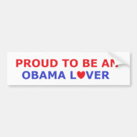 STOLZ, EIN OBAMA-LIEBHABER ZU SEIN -