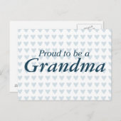 Stolz, ein Oma zu sein! Postkarte (Vorne/Hinten)