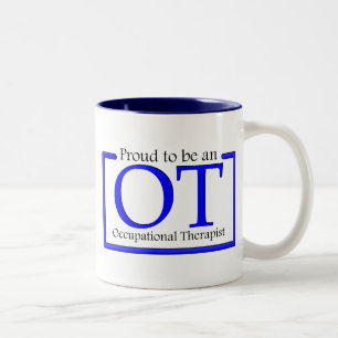 Stolz, ein OT zu sein Zweifarbige Tasse