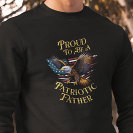 Stolz, ein Patriotikvater zu sein Sweatshirt