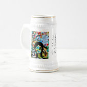 Stolz, ein Scholastican zu sein Bierglas (Vorderseite Links)