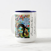 Stolz, ein Scholastican zu sein Zweifarbige Tasse (Vorderseite Links)