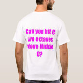 Stolz, ein Soprant-stück zu sein T-Shirt (Rückseite)