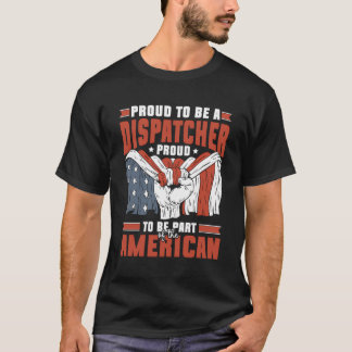 Stolz, ein Spediteur zu sein, stolz amerikanisch z T-Shirt