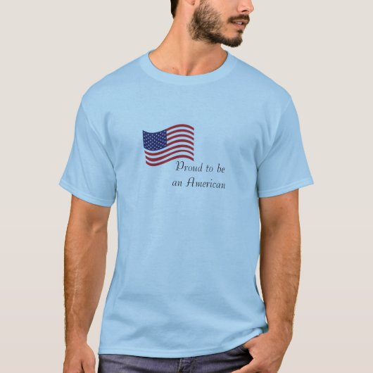 Stolz, ein T - Shirt der amerikanischen Männer zu (Vorderseite)