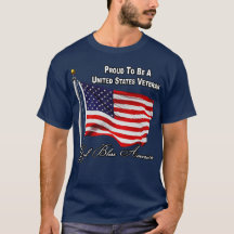 Stolz, ein US-Veteran mit USA-Flagge zu sein