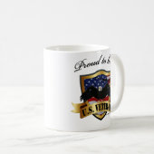 Stolz, ein US-Veteran zu sein Kaffeetasse (VorderseiteRechts)