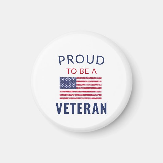 Stolz, ein Veteran Magnet zu sein (Vorne)