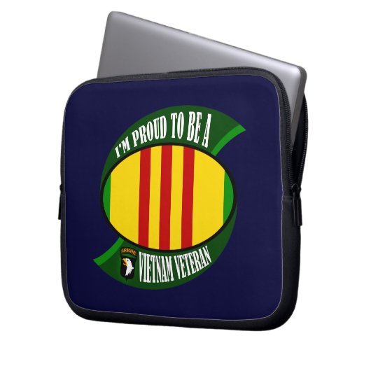 Stolz, ein Vietnam-Tierarzt zu sein Laptopschutzhülle (Vorderseite Links)