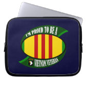 Stolz, ein Vietnam-Tierarzt zu sein Laptopschutzhülle (Vorderseite)