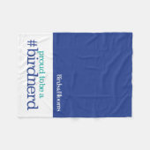 Stolz, ein Vogel-Nerd zu sein Fleecedecke (Vorderseite (Horizontal))