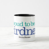 Stolz, ein Vogel-Nerd zu sein Tasse (Zentrum)