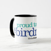 Stolz, ein Vogel-Nerd zu sein Tasse (Vorderseite Links)