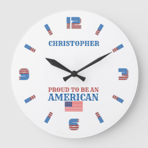 Stolz, eine amerikanische große Uhr zu sein