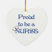 Stolz, eine KrankenschwesterAnhänger Verzierung zu Keramikornament (Hinten)