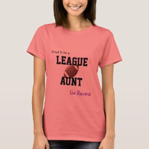 Stolz eine Liga-Tante sein kundengerecht (Fußball T-Shirt