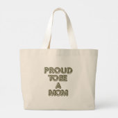 Stolz, eine Mutter zu sein, Tote Bag Jumbo Stoffbeutel (Rückseite)