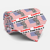 Stolz, eine republikanische Krawatte zu sein (Gerollt)