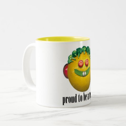 Stolz, eine vegane Tasse zu sein (Vorderseite Links)