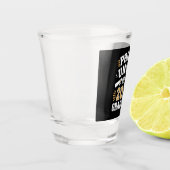 Stolz eines Abschlusses der Klasse 2025 Schnapsglas (Links)
