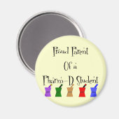 Stolz Eltern eines PharmD (Apotheker Student) Gesc Magnet (Vorderseite/Rückseite)