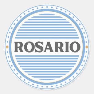 Stolz-Emblem der Stadt Rosario – argentinische Ide Runder Aufkleber