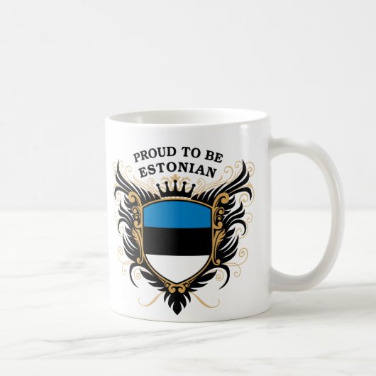 Stolz, estnisch zu sein kaffeetasse (Rechts)